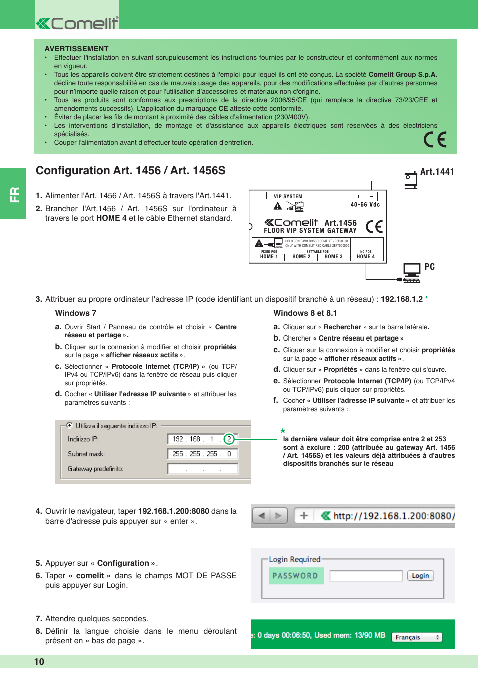 Art.1441 pc | Comelit MT 1456S User Manual | Page 10 / 16