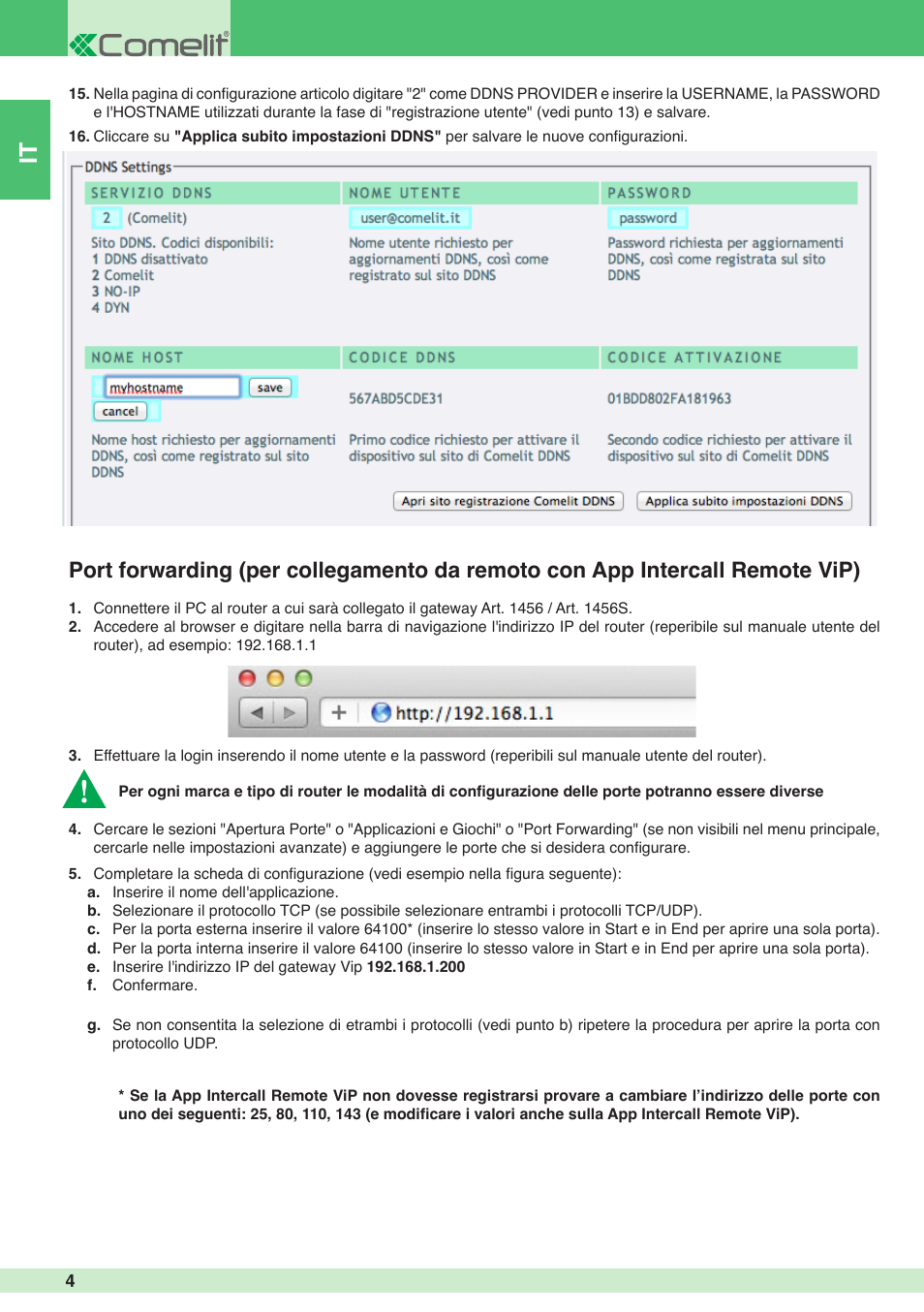 Comelit MT 1456S User Manual | Page 4 / 16