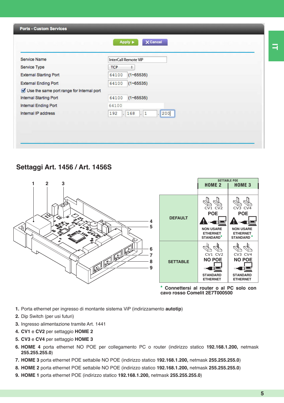 Comelit MT 1456S User Manual | Page 5 / 16