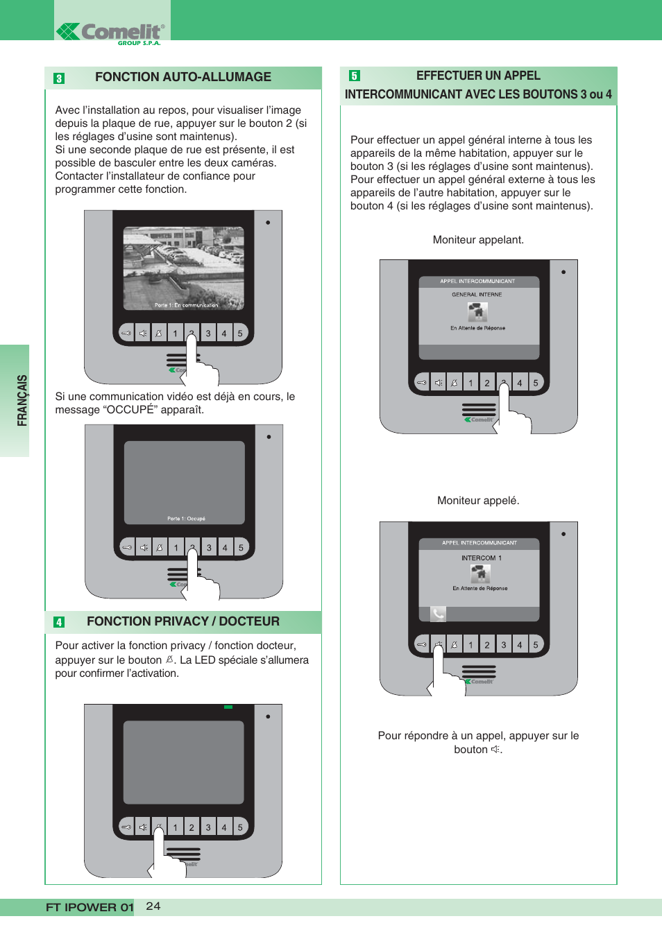 Comelit FT POWER 01 User Manual | Page 24 / 32