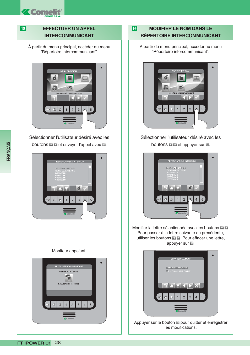 Comelit FT POWER 01 User Manual | Page 28 / 32