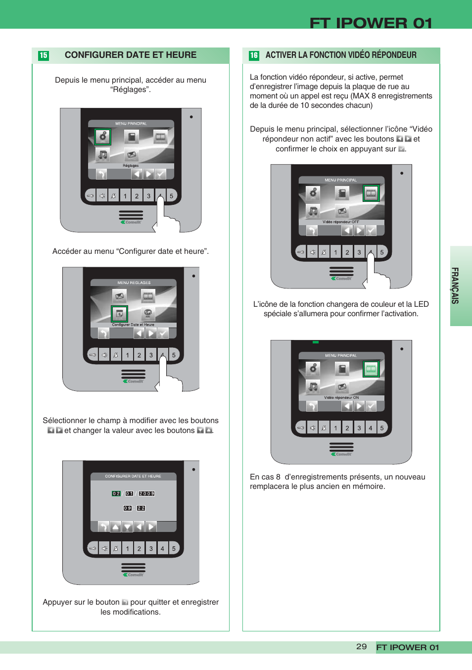 Ft ipower 01 | Comelit FT POWER 01 User Manual | Page 29 / 32