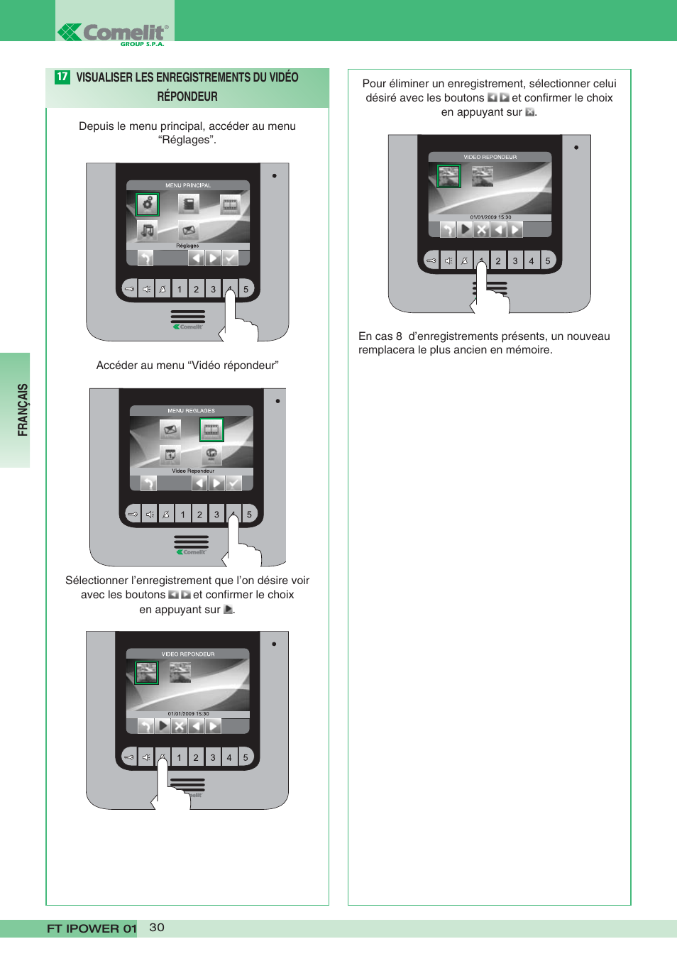 Comelit FT POWER 01 User Manual | Page 30 / 32