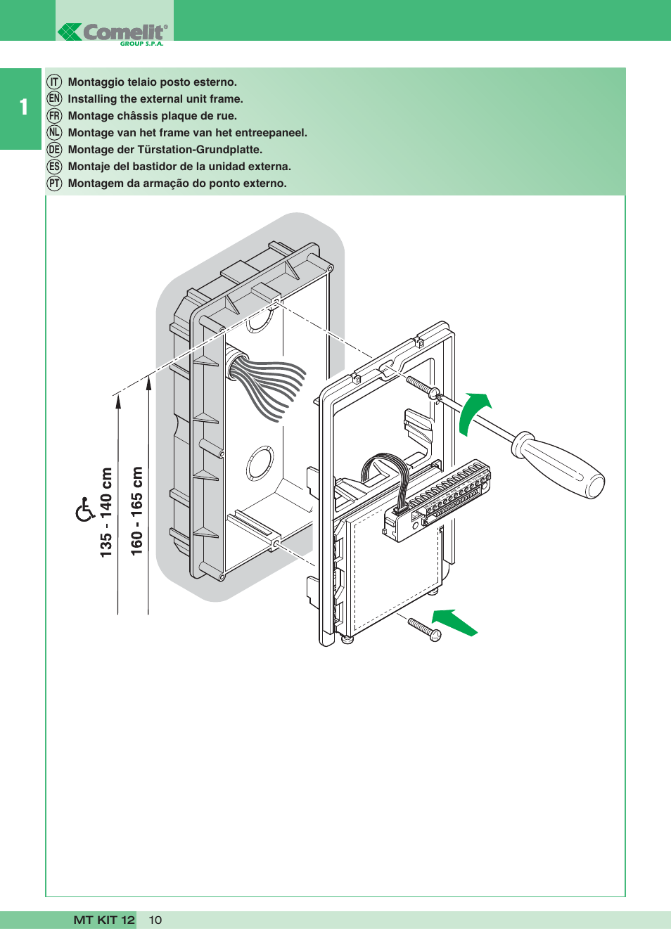 Comelit MT KIT 12 User Manual | Page 10 / 100