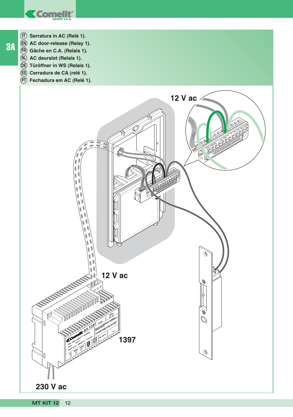 Comelit MT KIT 12 User Manual | Page 12 / 100