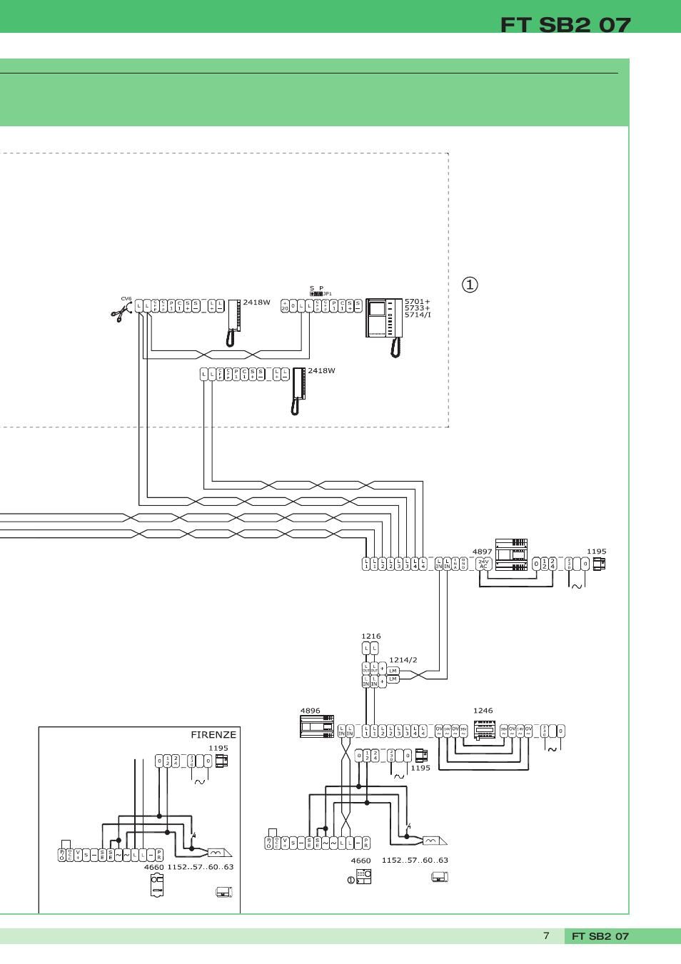 Ft sb2 07 | Comelit FT SB2 07 User Manual | Page 7 / 16