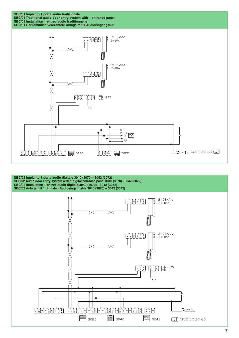 Comelit FT SB 01 User Manual | Page 7 / 12