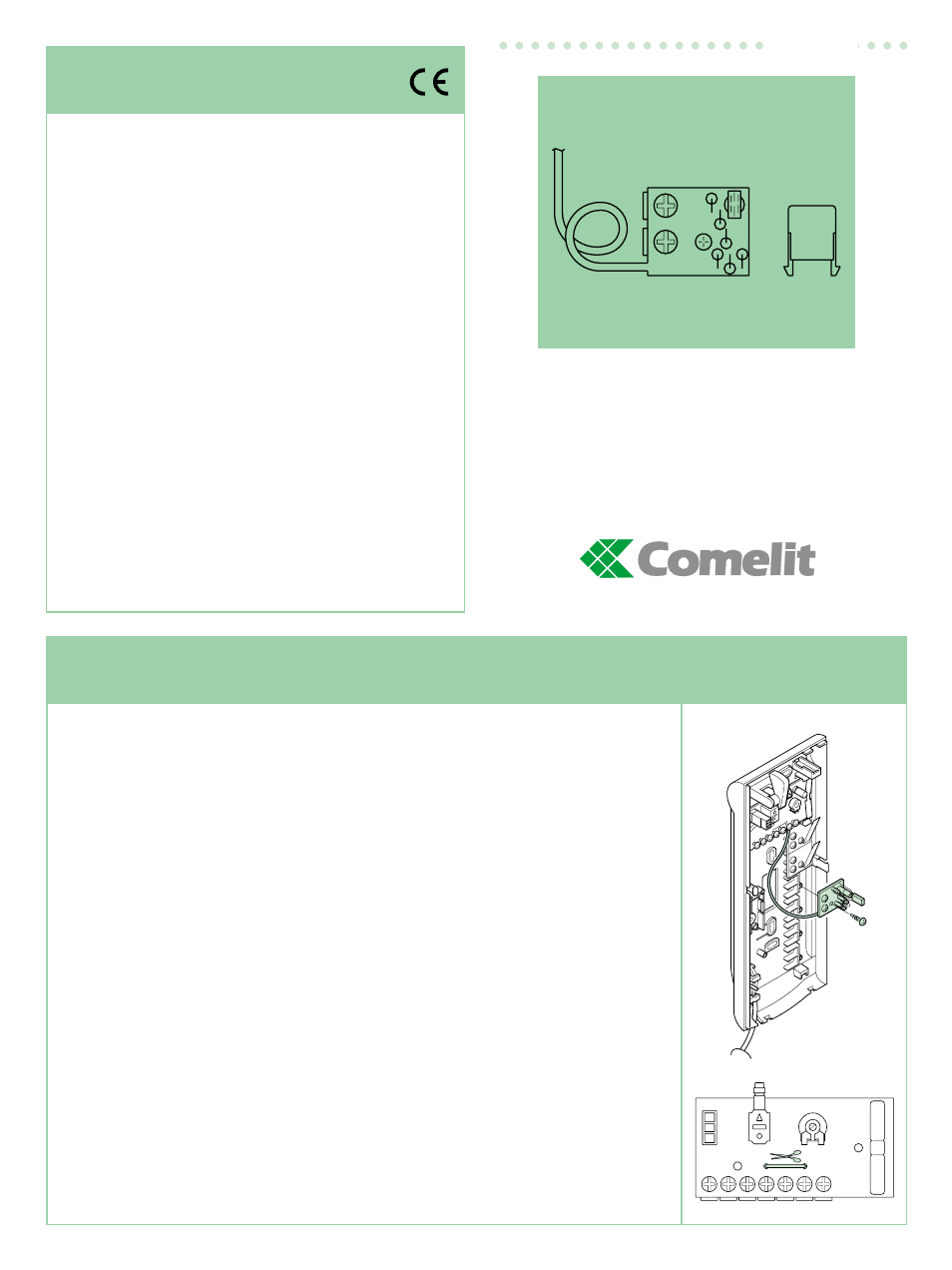 Comelit FT 46 User Manual | 2 pages