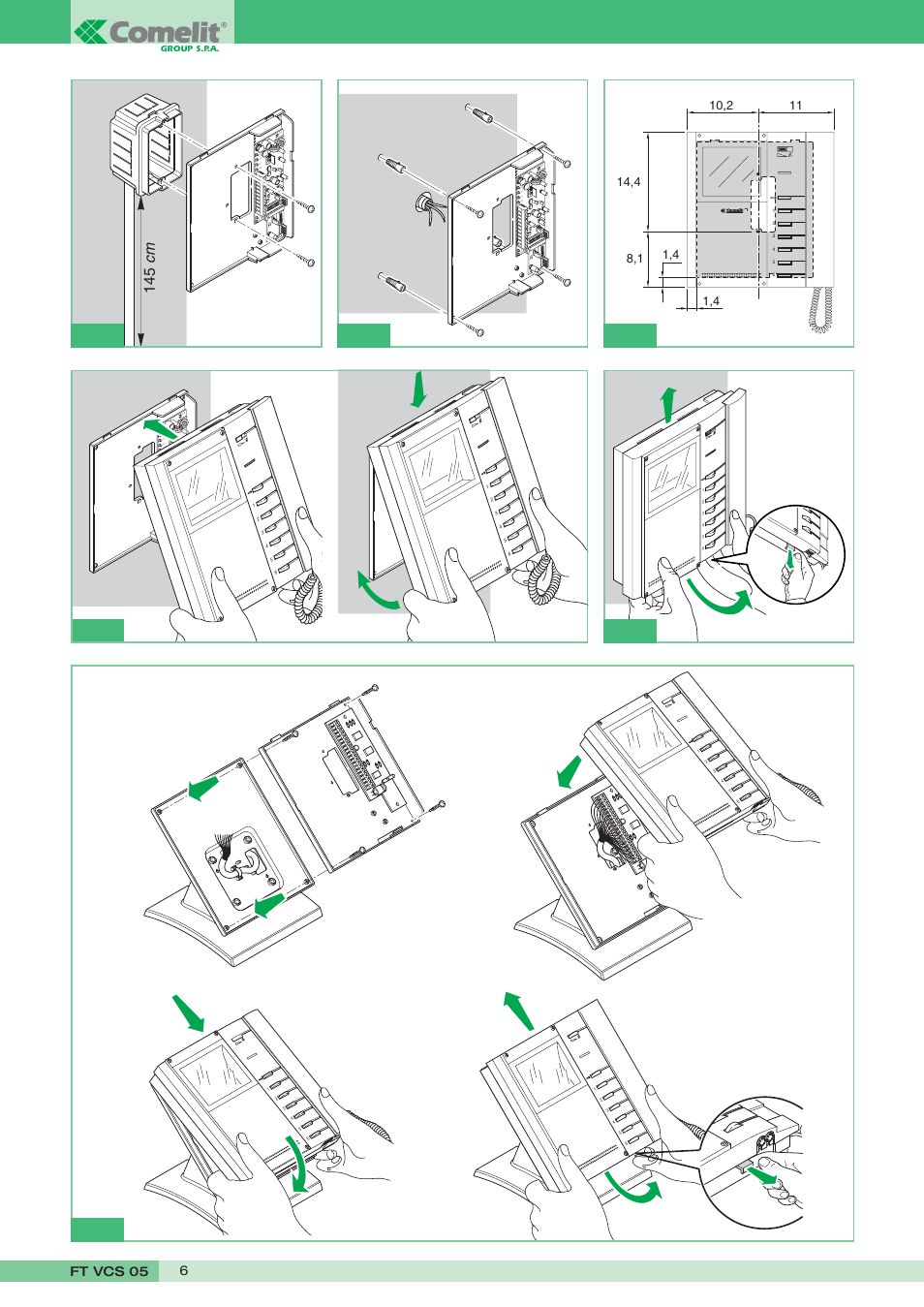 Comelit FT VCS 05 User Manual | Page 6 / 12