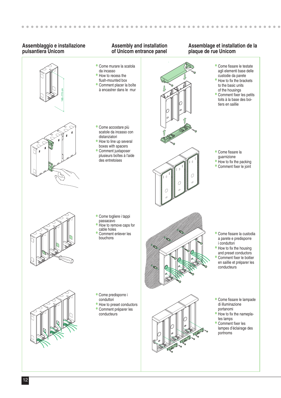 Comelit MT 43 User Manual | Page 13 / 42