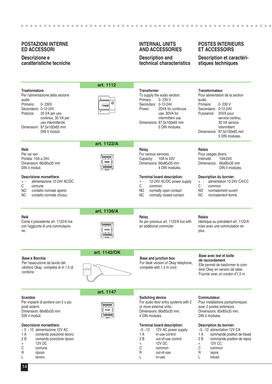 Comelit MT 43 User Manual | Page 15 / 42