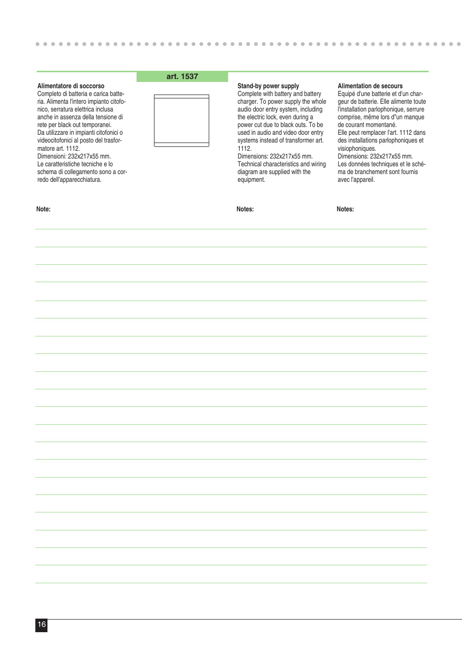 Comelit MT 43 User Manual | Page 17 / 42