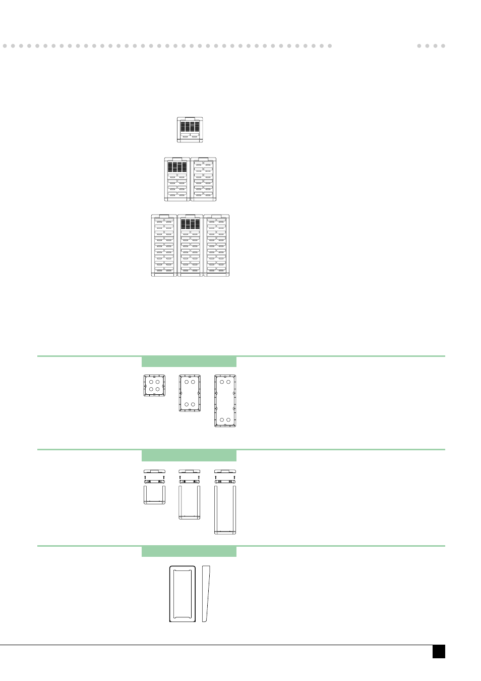 Mt/vcs/01, Postazioni esterne, External units | Postes exterieurs | Comelit MT VCS 01 User Manual | Page 4 / 49