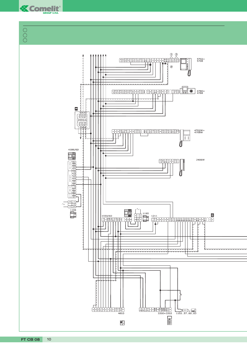 Comelit FT CB 08 User Manual | Page 10 / 16