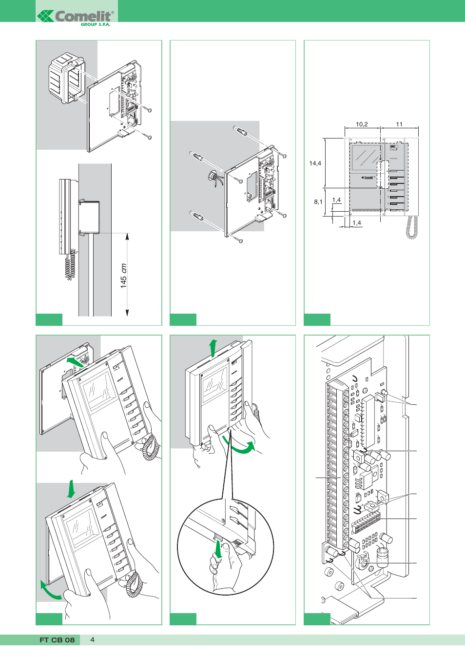 Comelit FT CB 08 User Manual | Page 4 / 16