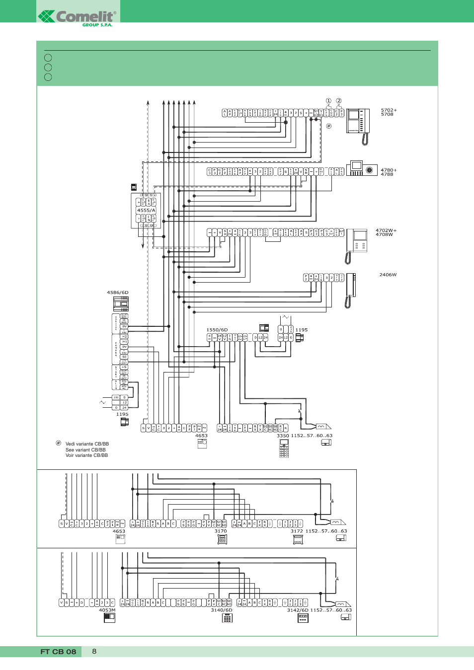 Comelit FT CB 08 User Manual | Page 8 / 16