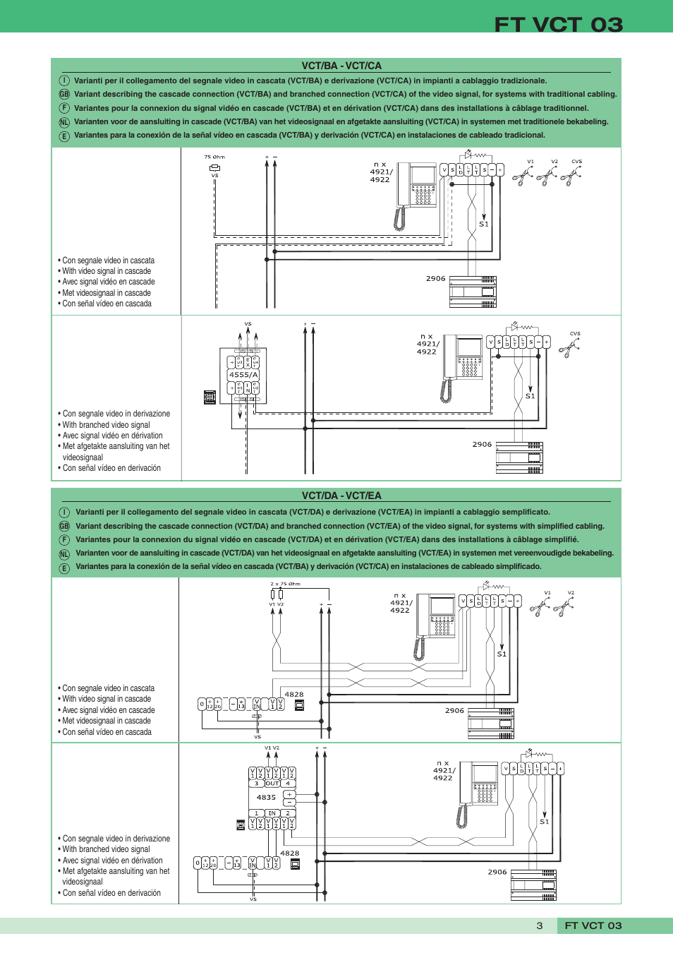 Ft vct 03 | Comelit FT VCT 03 User Manual | Page 3 / 4