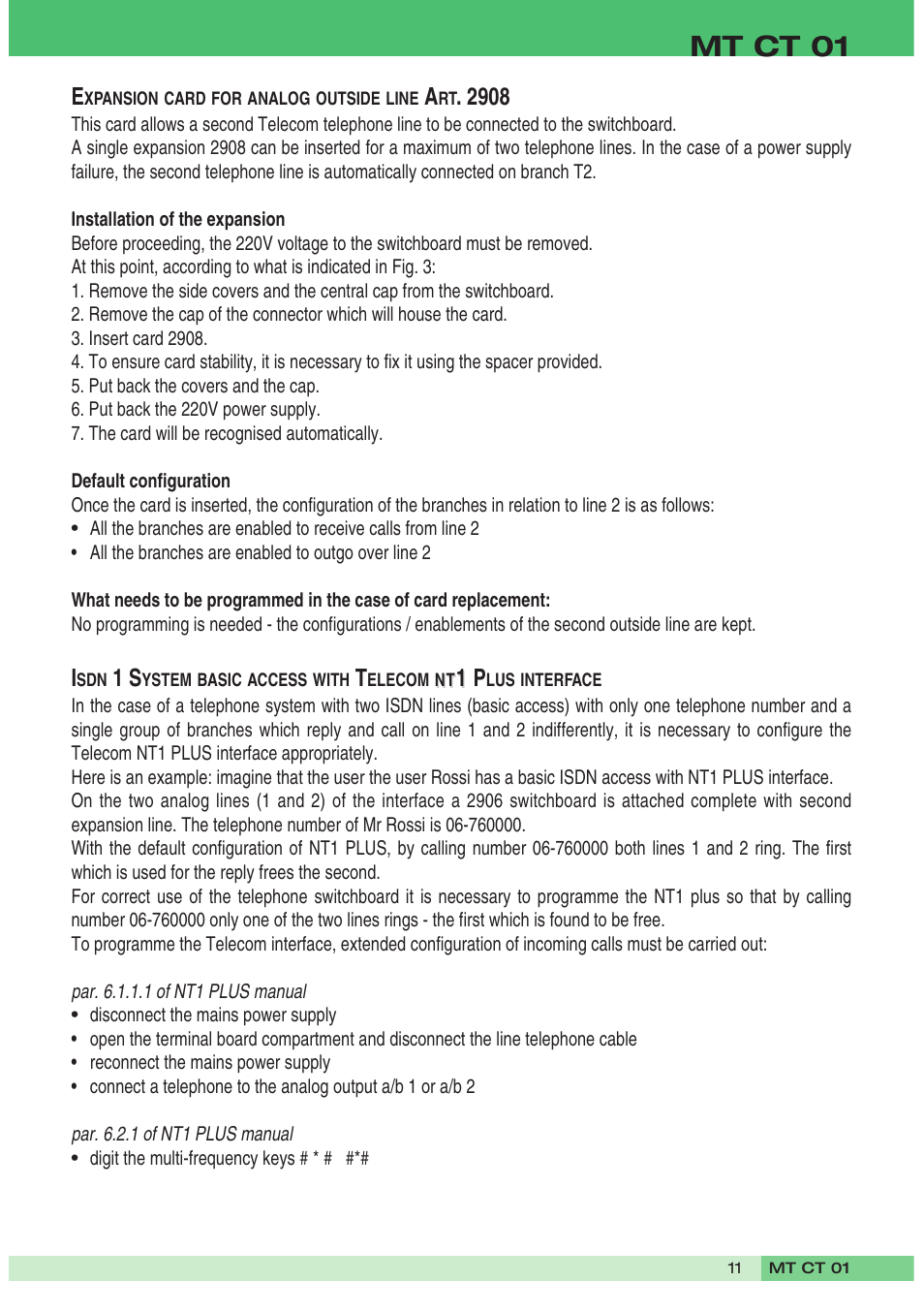 Mt ct 01 | Comelit MT CT 01 User Manual | Page 12 / 86