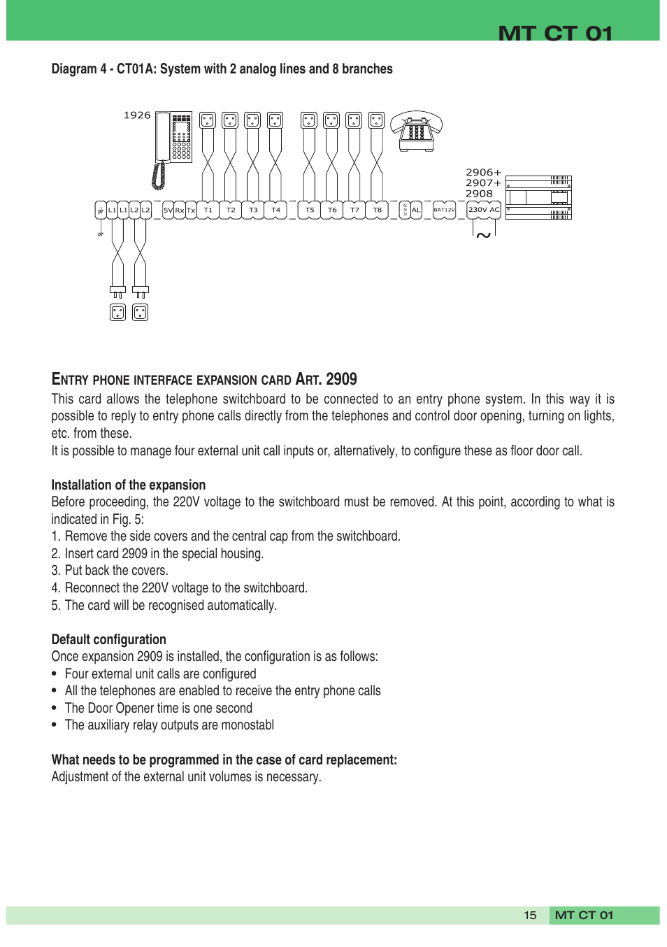 Mt ct 01 | Comelit MT CT 01 User Manual | Page 16 / 86