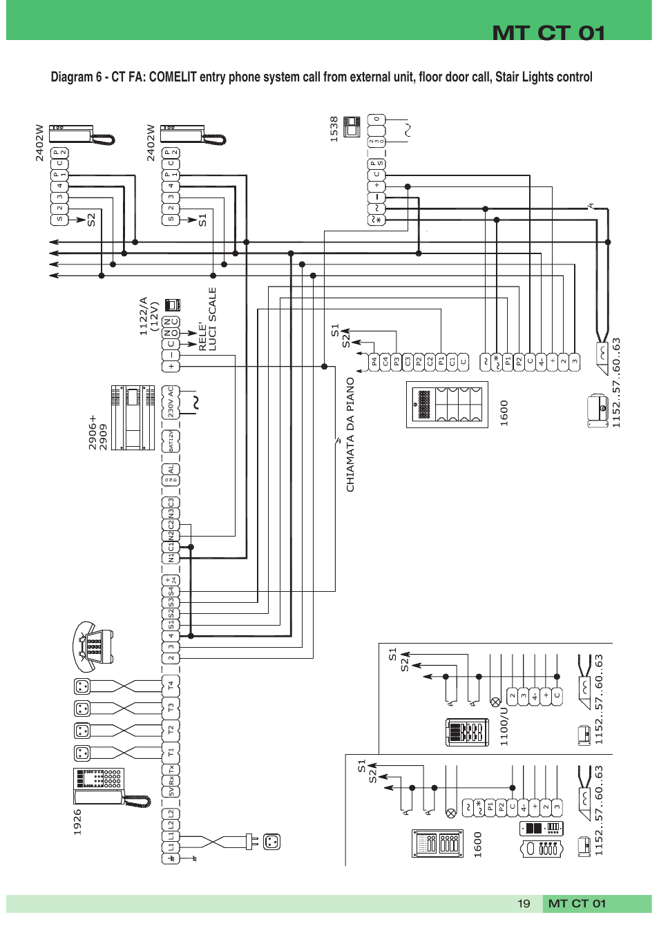 Mt ct 01 | Comelit MT CT 01 User Manual | Page 20 / 86