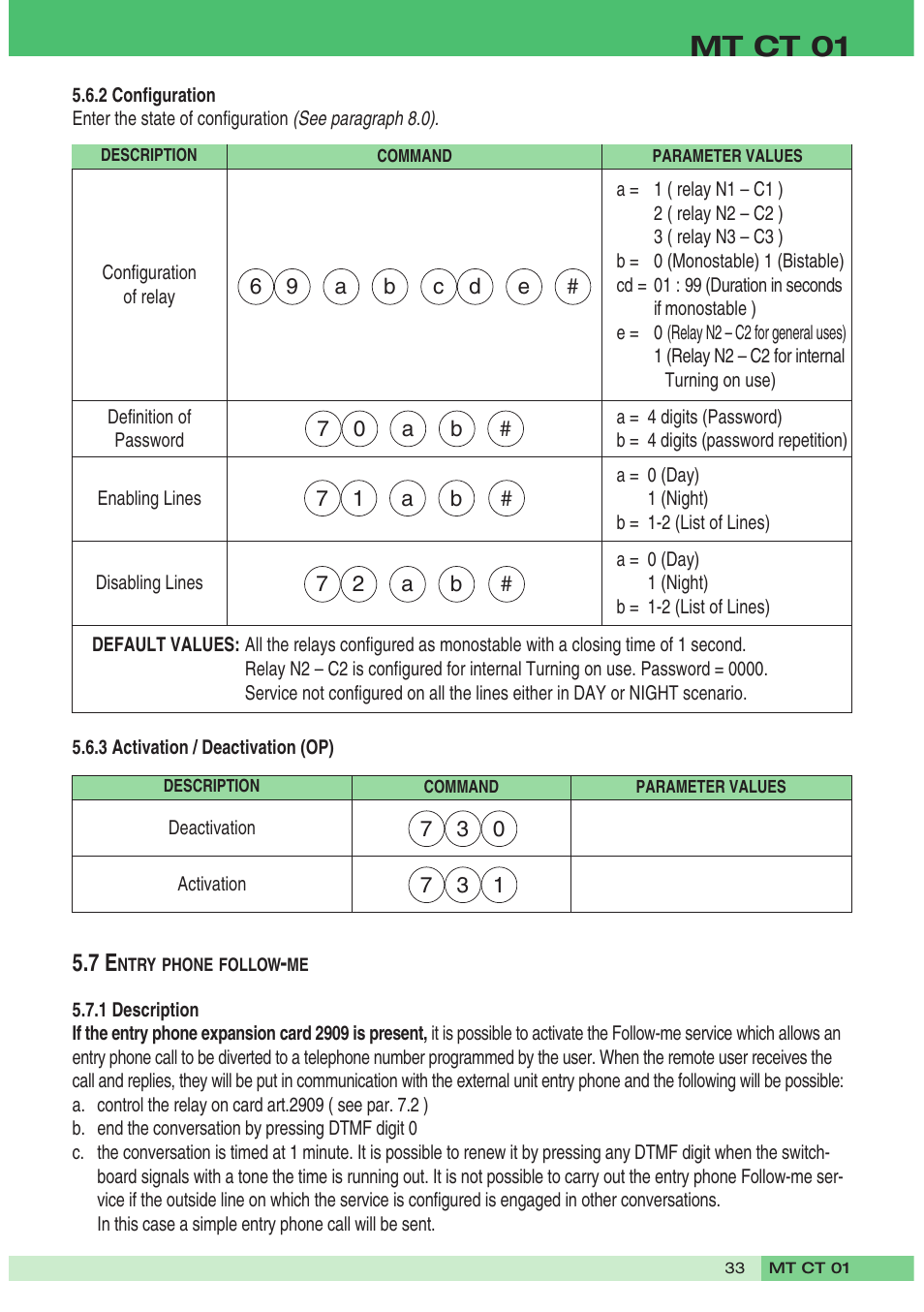 Mt ct 01 | Comelit MT CT 01 User Manual | Page 34 / 86