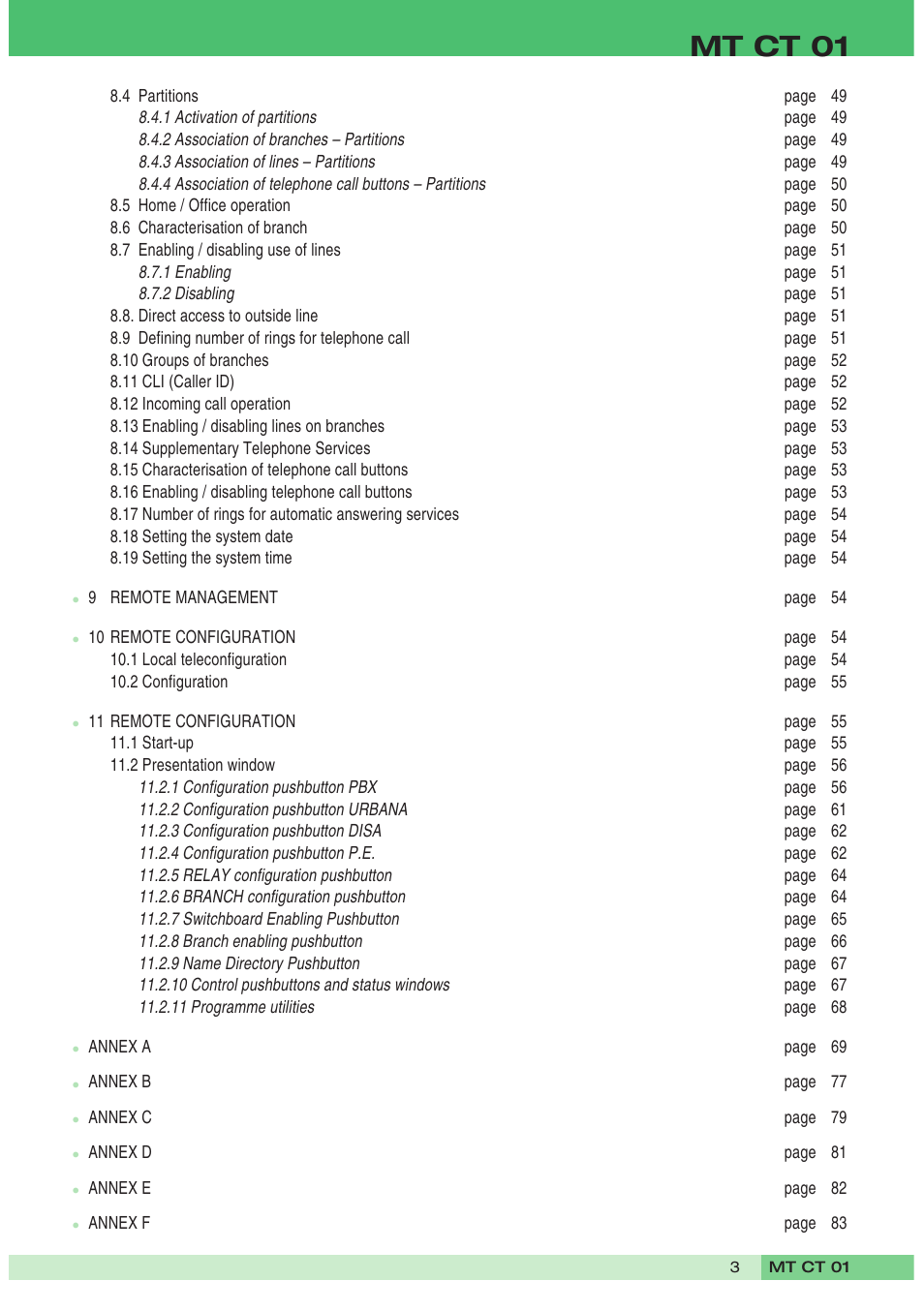 Mt ct 01 | Comelit MT CT 01 User Manual | Page 4 / 86
