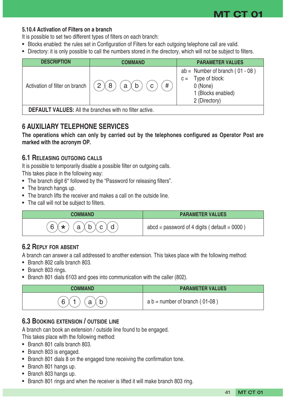 Mt ct 01 | Comelit MT CT 01 User Manual | Page 42 / 86