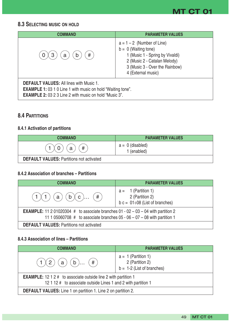 Mt ct 01 | Comelit MT CT 01 User Manual | Page 50 / 86
