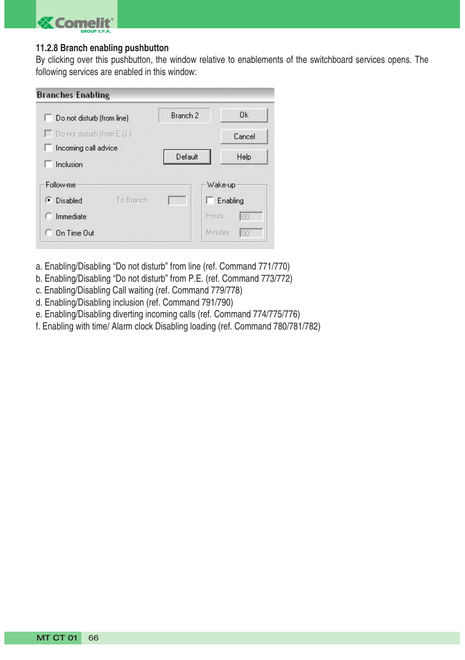 Comelit MT CT 01 User Manual | Page 67 / 86
