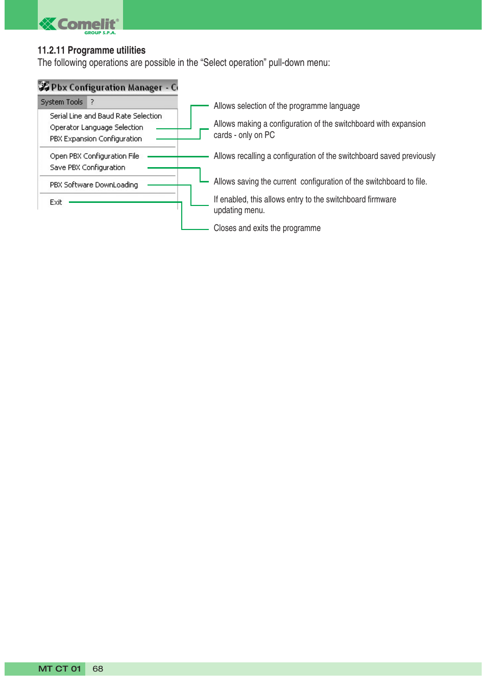 Comelit MT CT 01 User Manual | Page 69 / 86