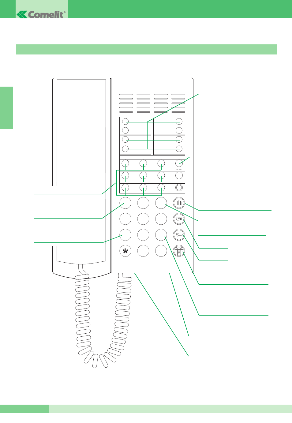 Comtel telephone. type of use: n° 3: user branch | Comelit MT CT 03 User Manual | Page 18 / 52