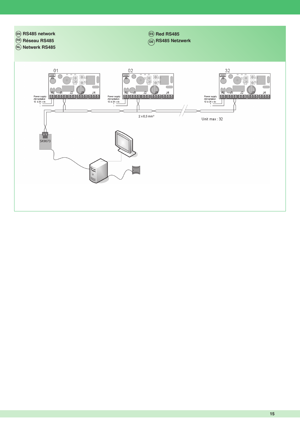 Comelit FT SK9020 User Manual | Page 15 / 16