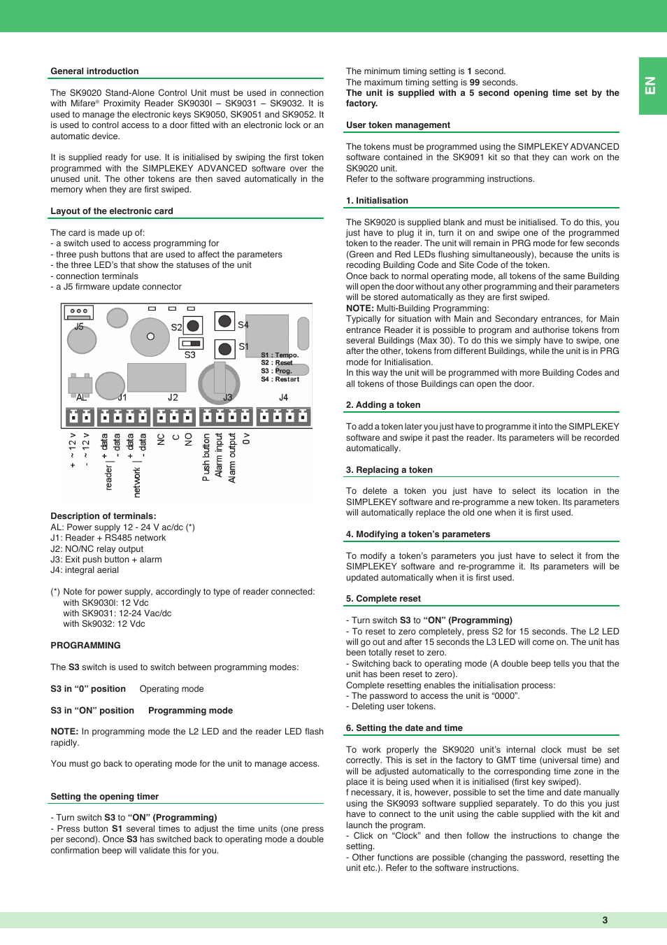 Comelit FT SK9020 User Manual | Page 3 / 16