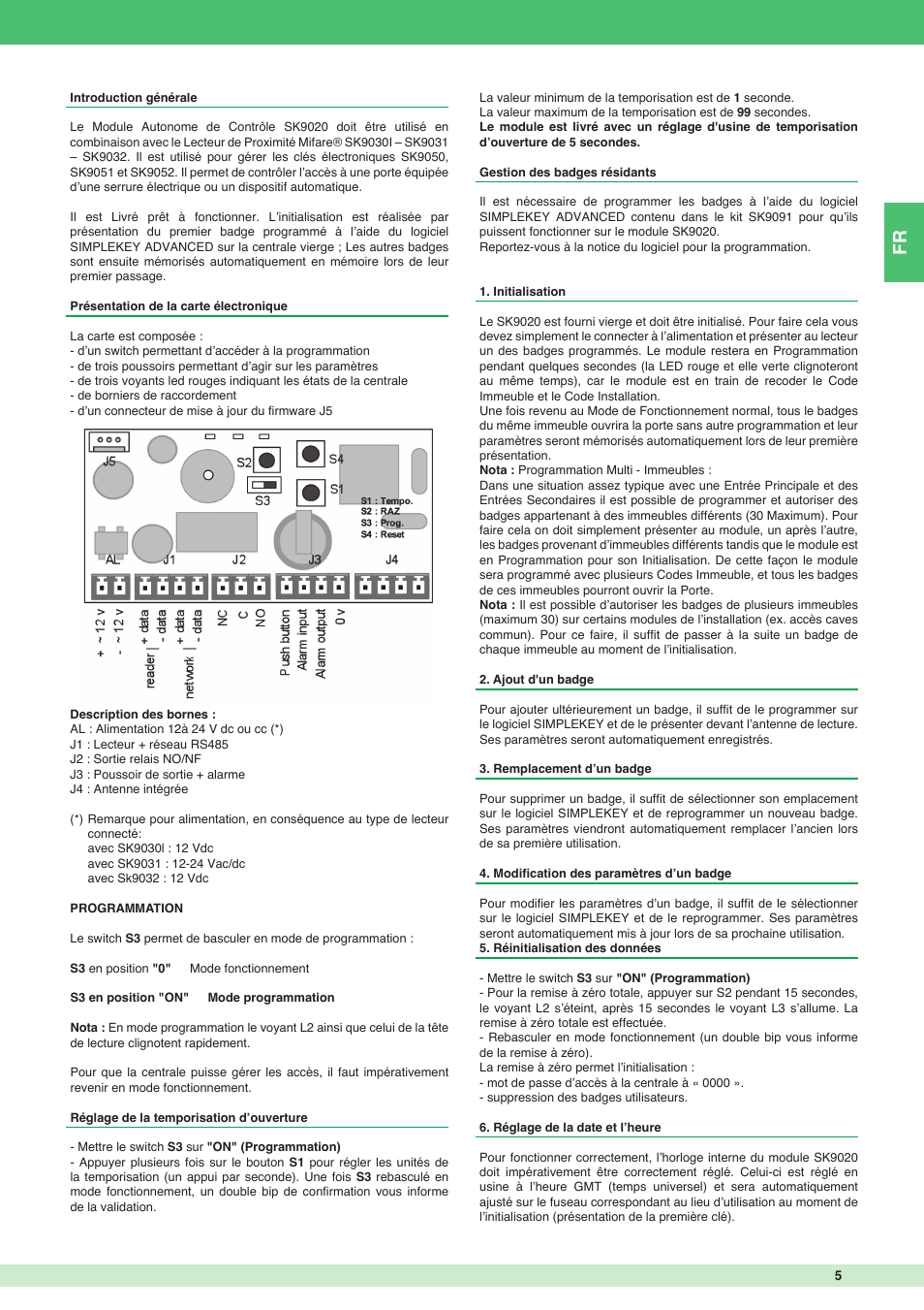 Comelit FT SK9020 User Manual | Page 5 / 16