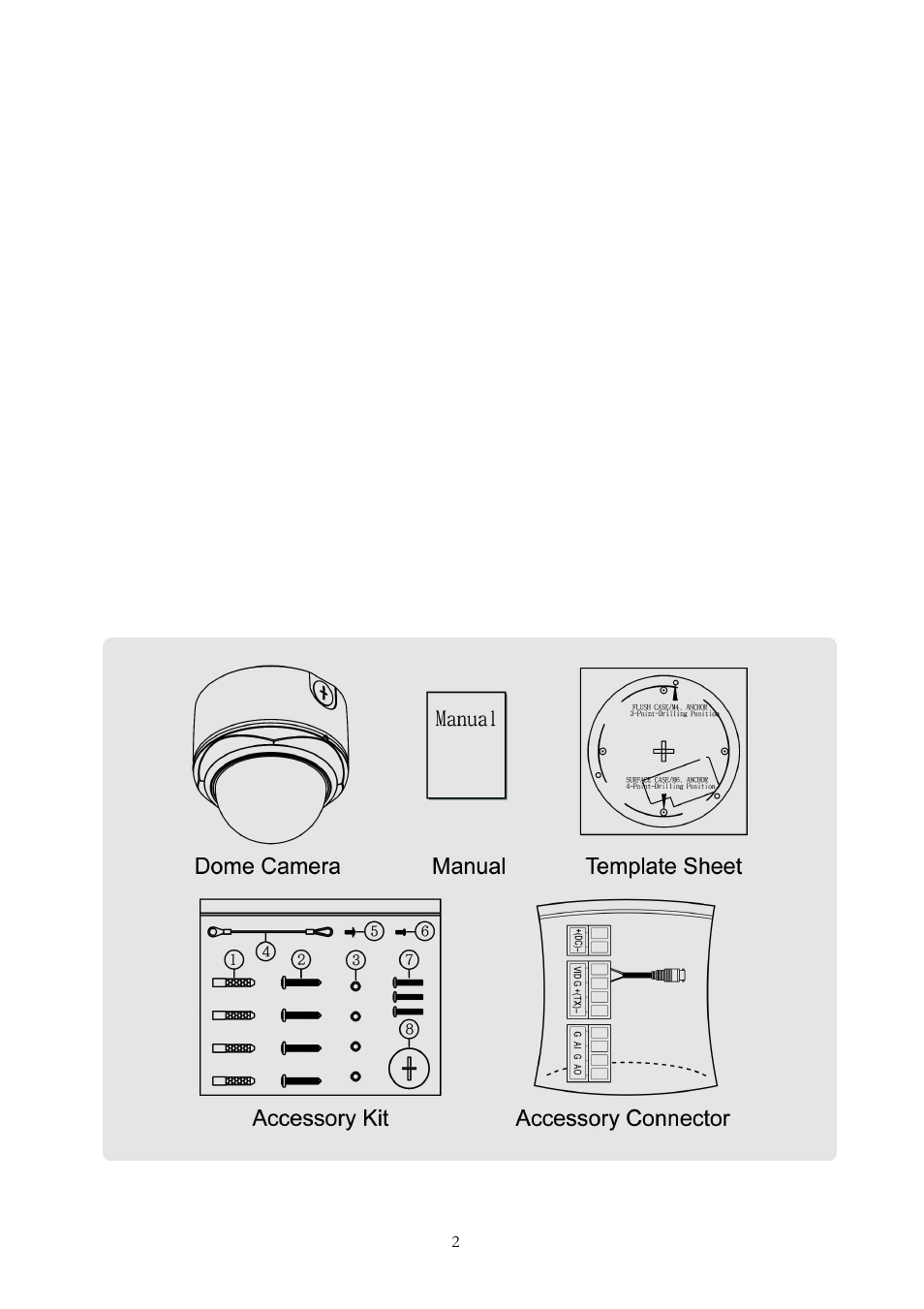 Chapter 2 — installation and configuration, 1 package contents | Comelit MPTZ766A User Manual | Page 8 / 40