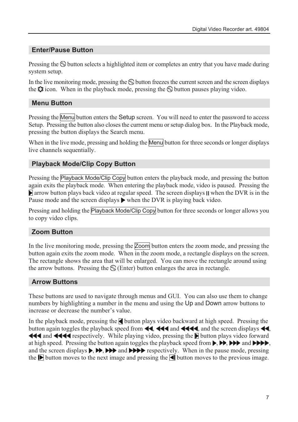 Comelit MT 49804 User Manual | Page 17 / 63