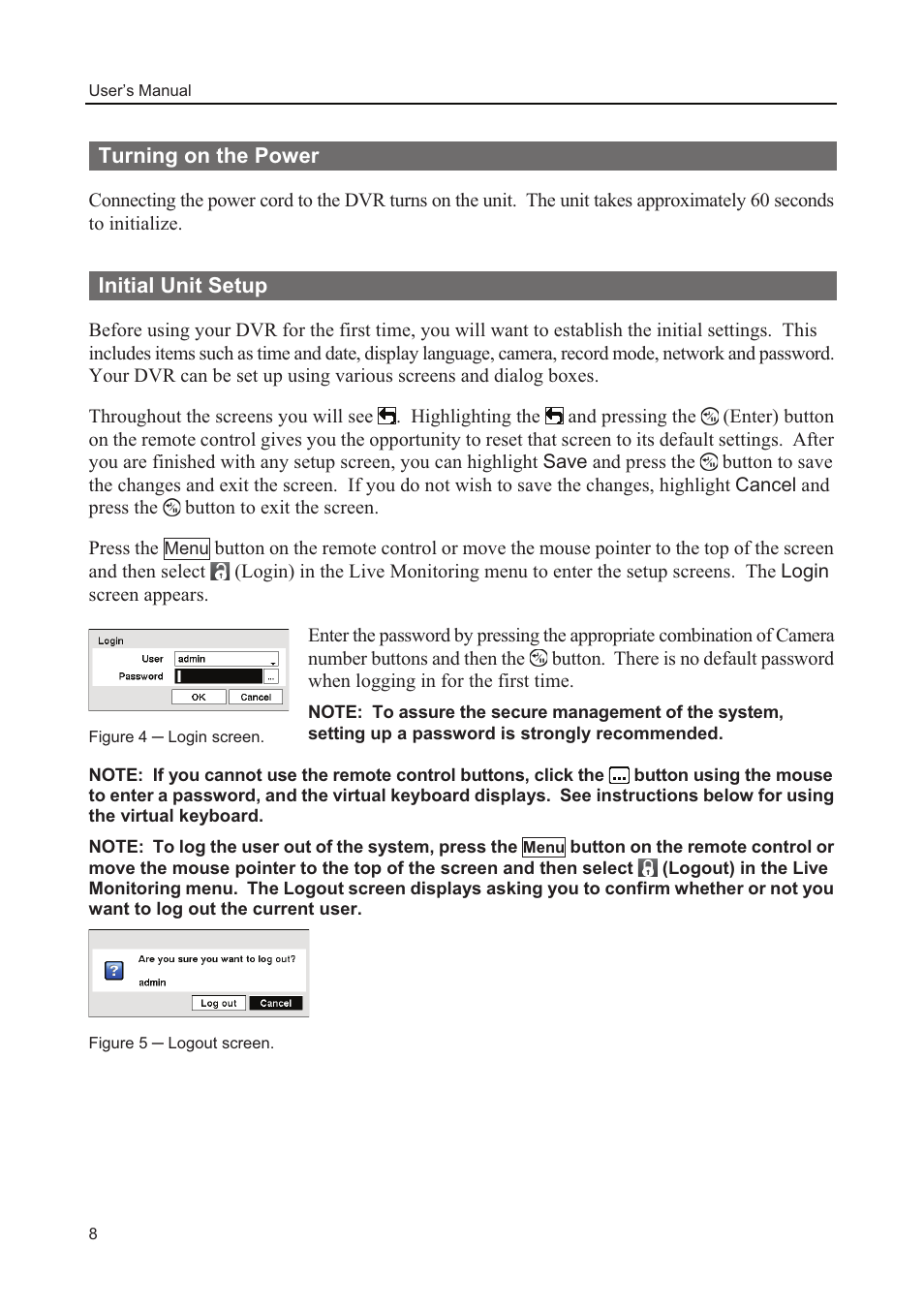 Turning on the power, Initial unit setup | Comelit MT 49804 User Manual | Page 18 / 63