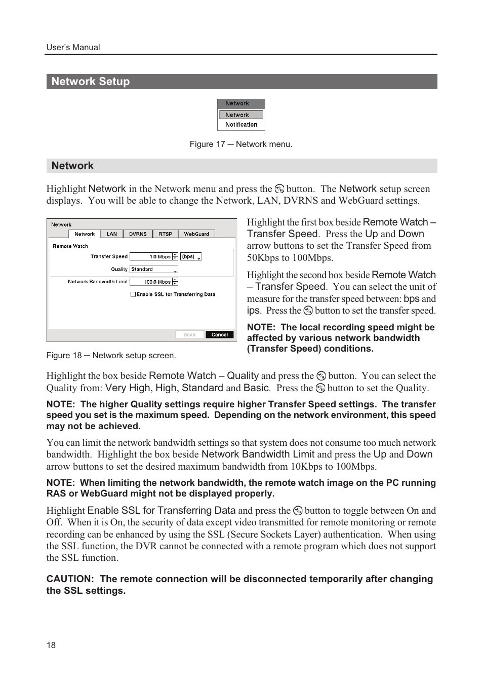 Network setup, Network | Comelit MT 49804 User Manual | Page 28 / 63