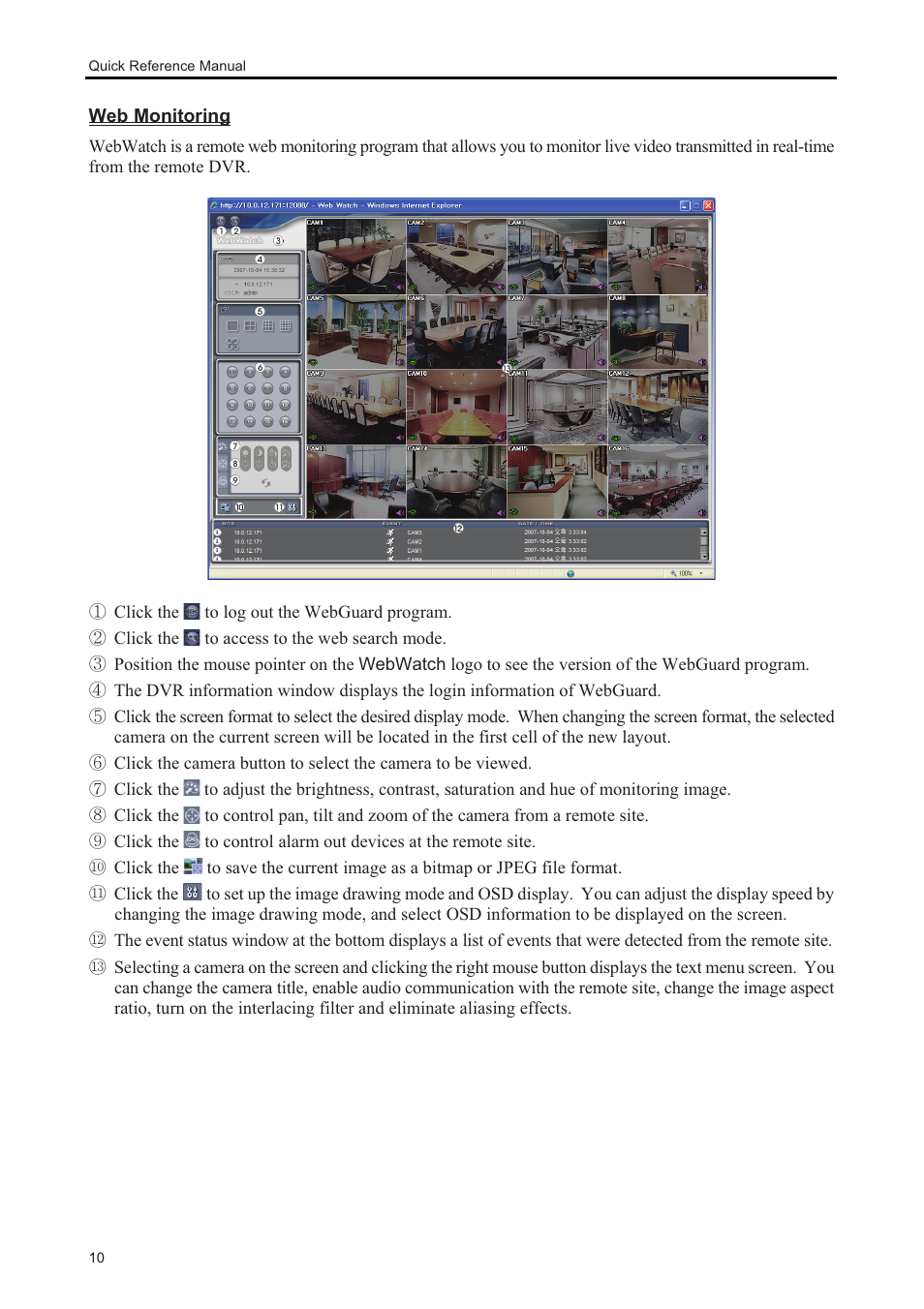 Comelit MT MDVR808B User Manual | Page 12 / 14