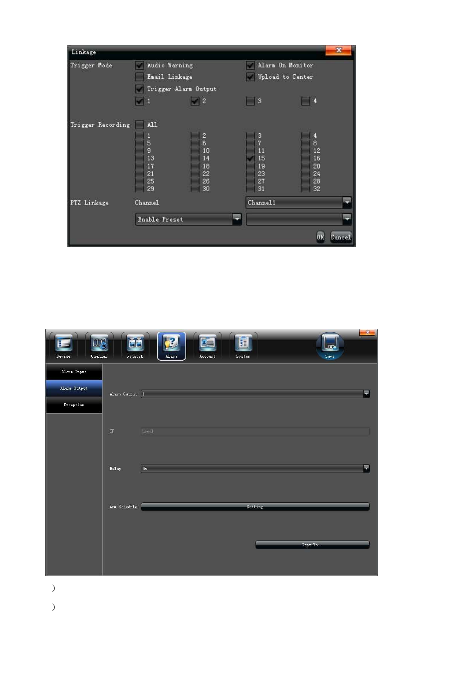 2 alarm output | Comelit MT IPNVR116A User Manual | Page 29 / 44