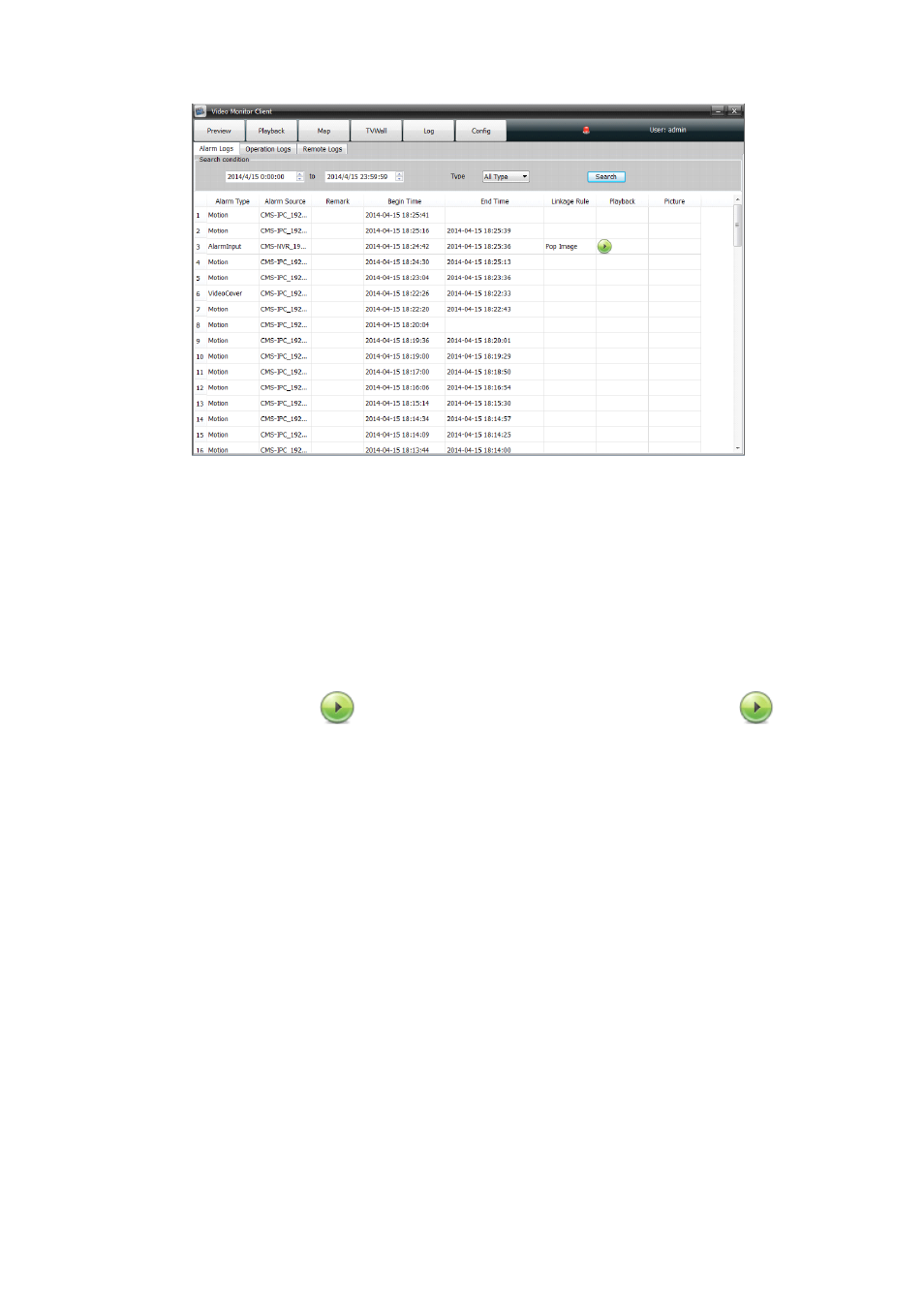 2 operation logs | Comelit MT COMELIT VSC IP START SERIES User Manual | Page 23 / 170