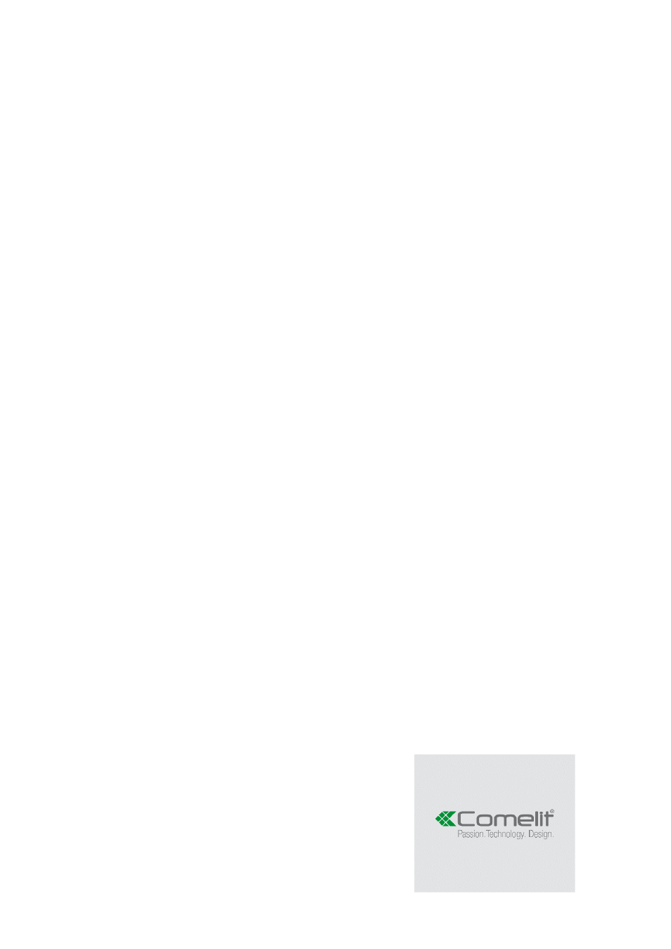 Comelit MT COMELIT VSC IP START SERIES User Manual | Page 34 / 170