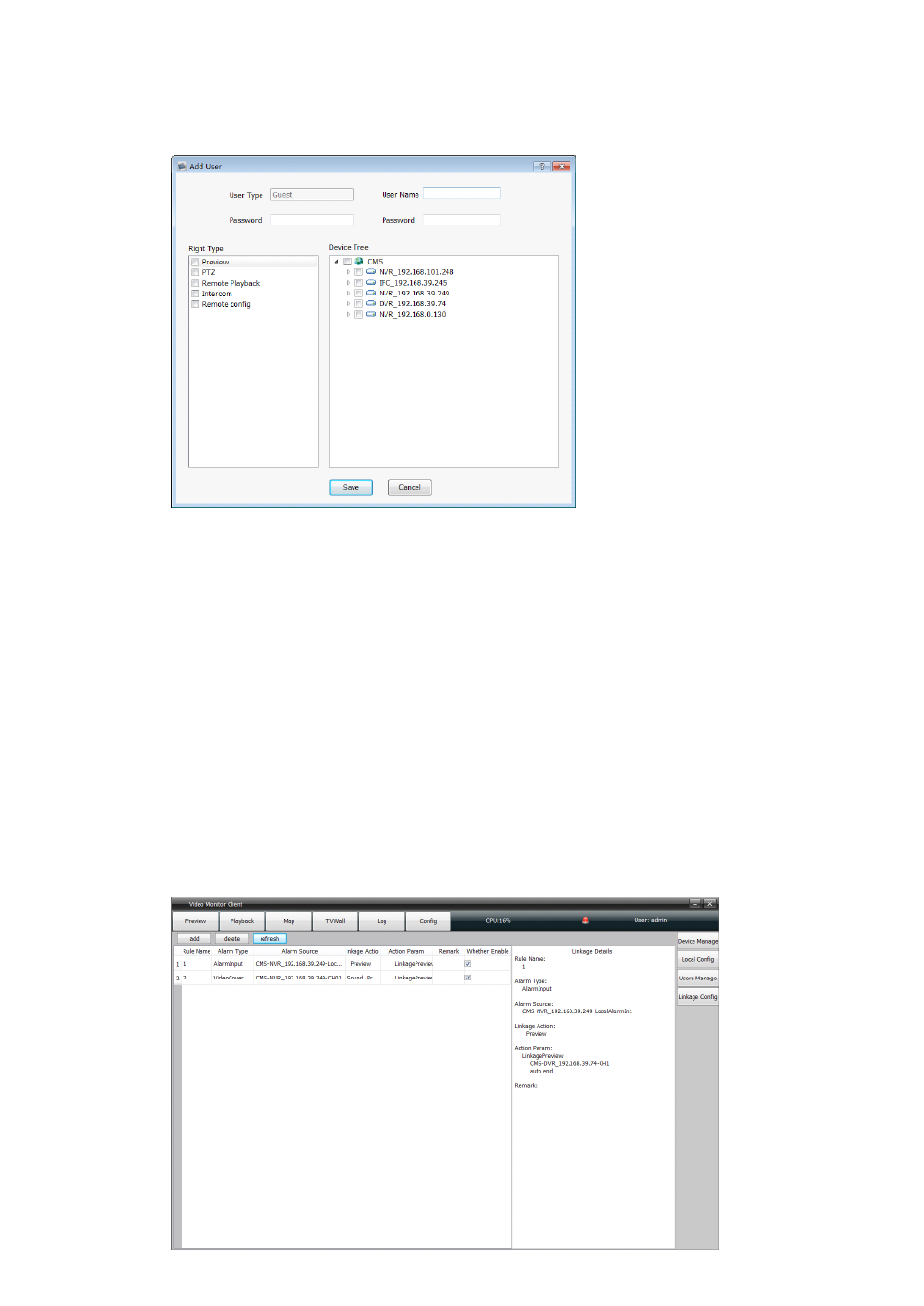 4 alarm linkage (collegamento allarme) | Comelit MT COMELIT VSC IP START SERIES User Manual | Page 66 / 170