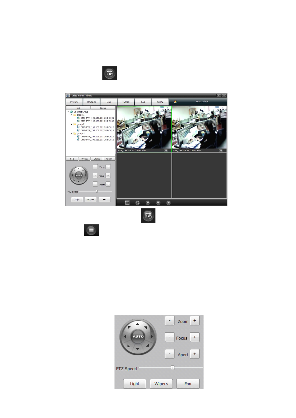 5 sondage de groupe vidéo du dispositif, 6 ptz, 1 contrôle ptz | Comelit MT COMELIT VSC IP START SERIES User Manual | Page 78 / 170