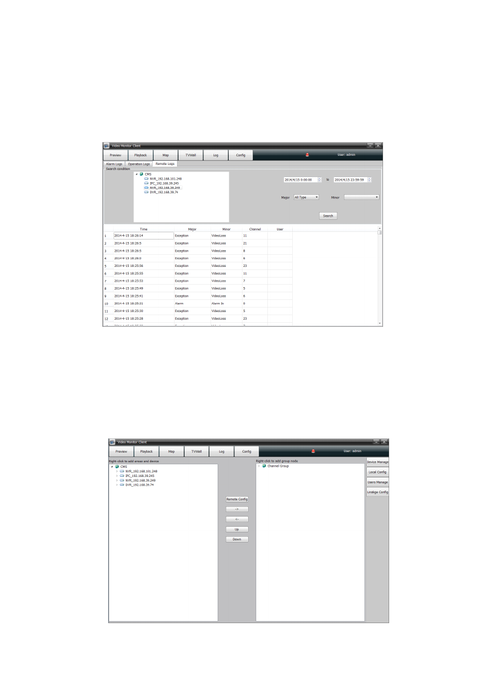 3 journaux distants, 5 configuration, 1 gestion du dispositif | Comelit MT COMELIT VSC IP START SERIES User Manual | Page 92 / 170