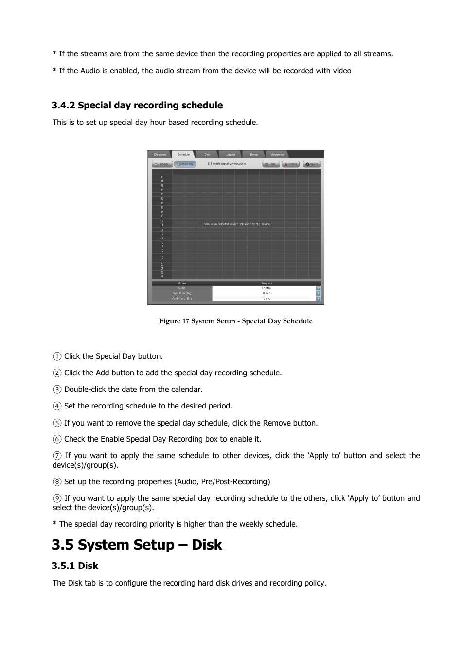 5 system setup – disk | Comelit RAS_SOLUTION User Manual | Page 24 / 106