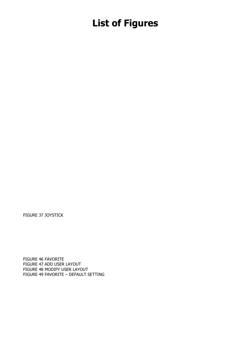 List of figures | Comelit RAS_SOLUTION User Manual | Page 5 / 106