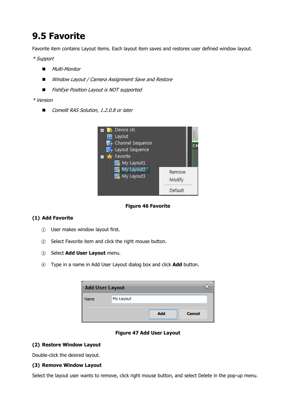 5 favorite | Comelit RAS_SOLUTION User Manual | Page 53 / 106