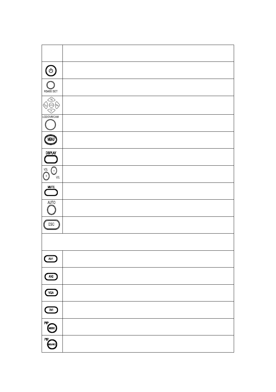 Key define | Comelit MT HDCAM360A User Manual | Page 12 / 24