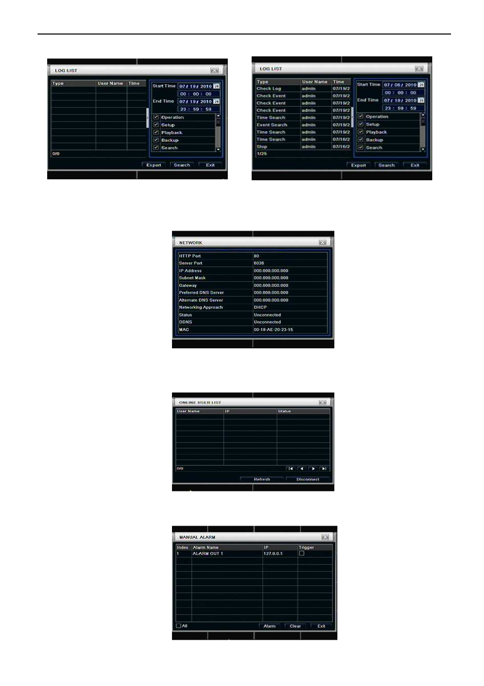 Comelit MT HDDVR160A User Manual | Page 35 / 60